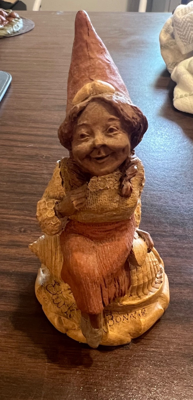 Vtg Tom Clark Cairn Studio & Mann Gnome Lot of 4 Fig Signed Mom Bonnie Taylor