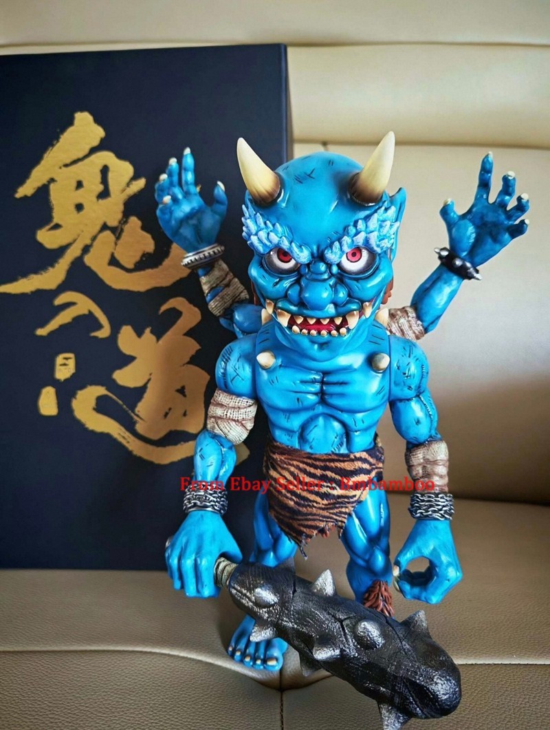 IN TOY Oni Nyūdō Aokiryu Sofubi Kaiju 27cm Collectible Figure Model Trendy Rare