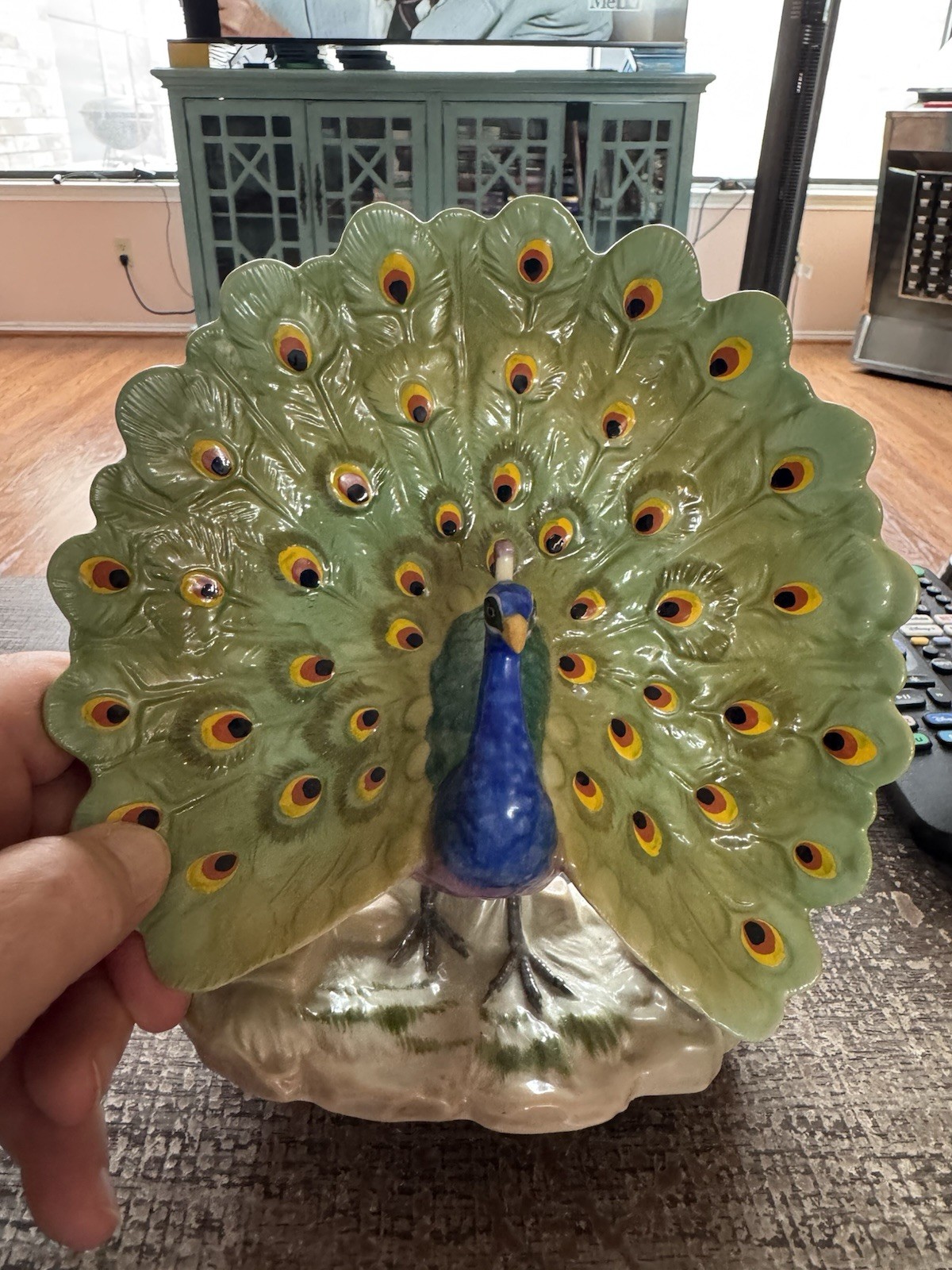 Andrea by Sadek 1993 Porcelain Peacock