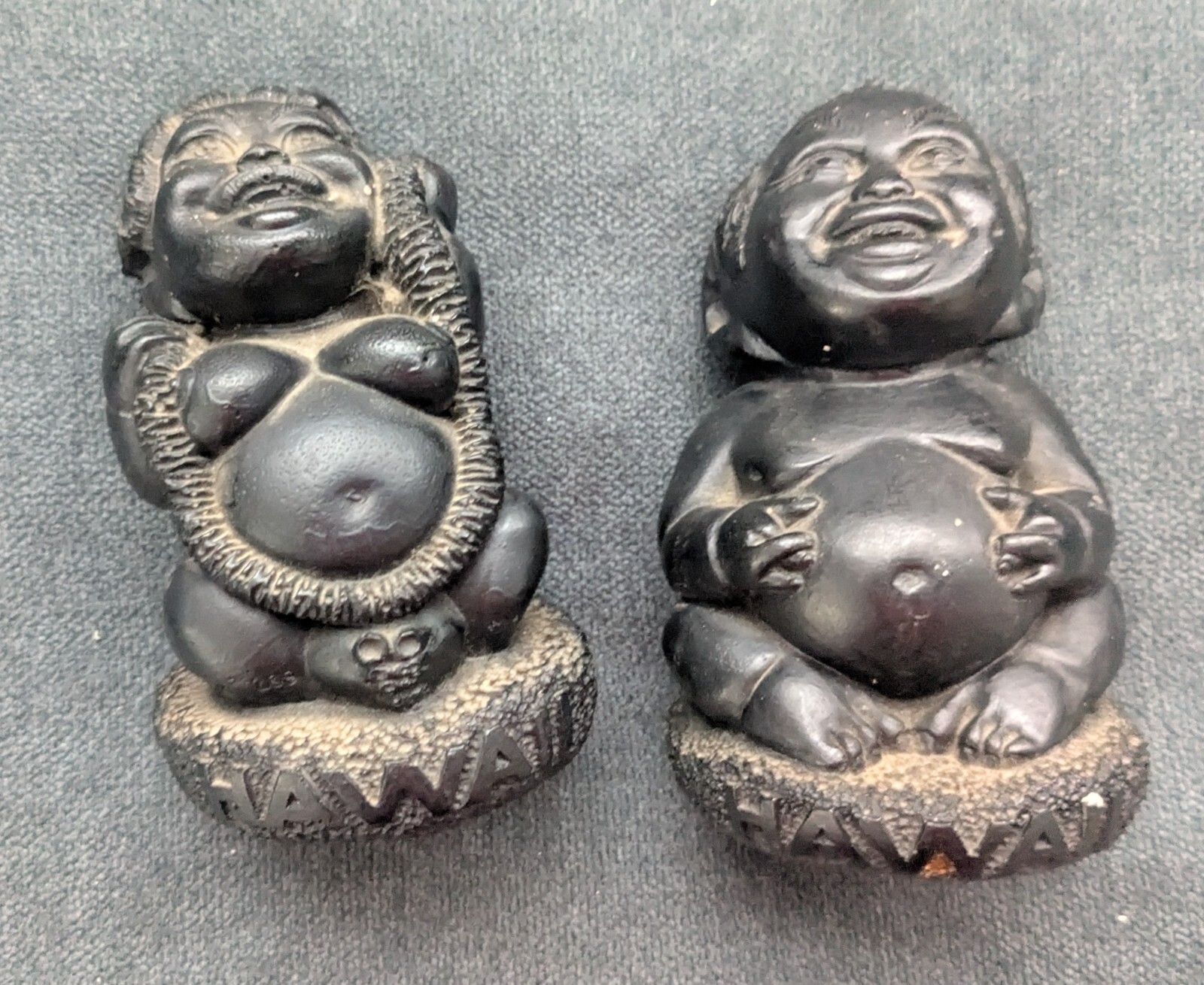 Vintage Coco Joes Lava Hawaiian Legends Hawaii Figurines Statues Male And Female