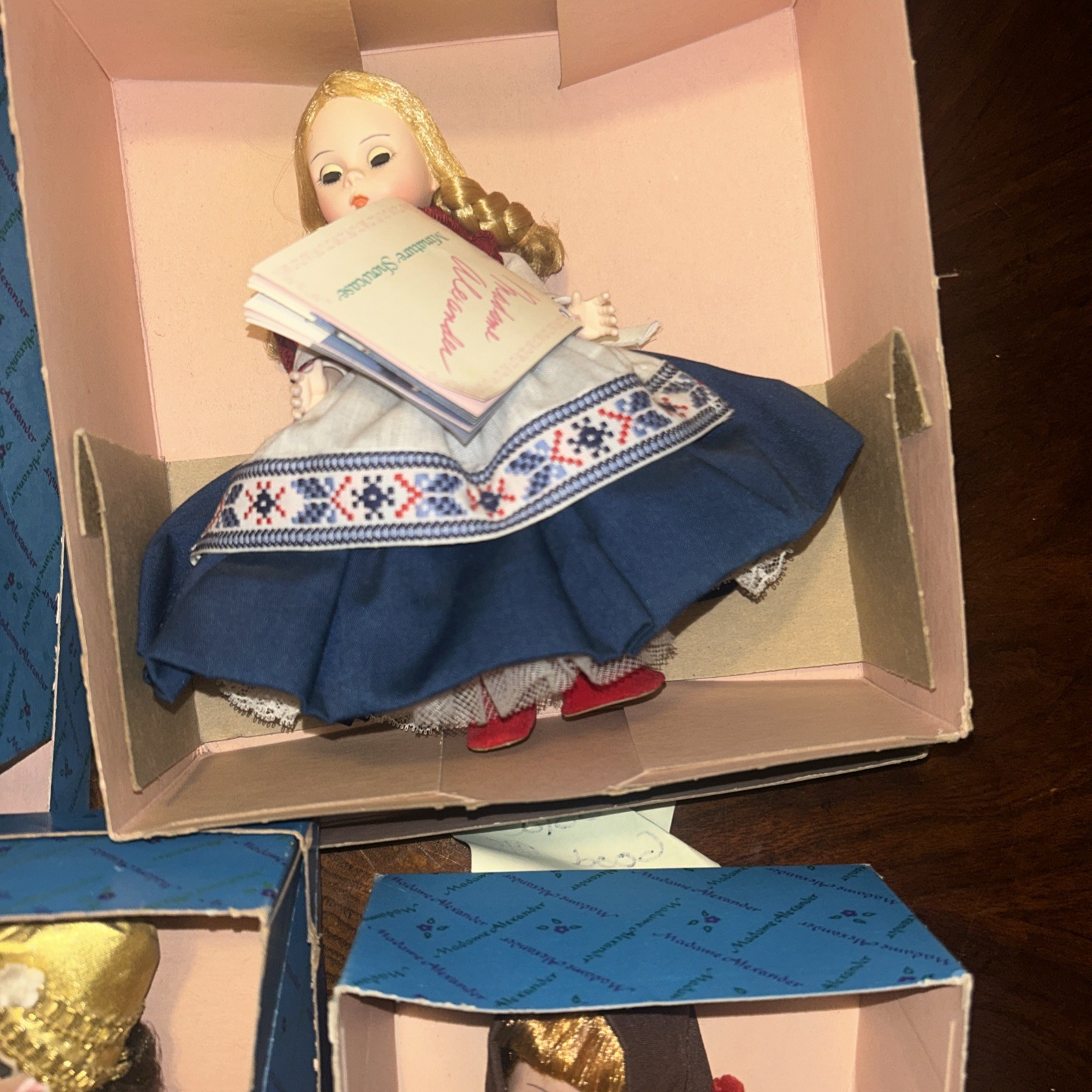 Lot Of 7 Madame Alexander 8″ International Dolls With Original Boxes