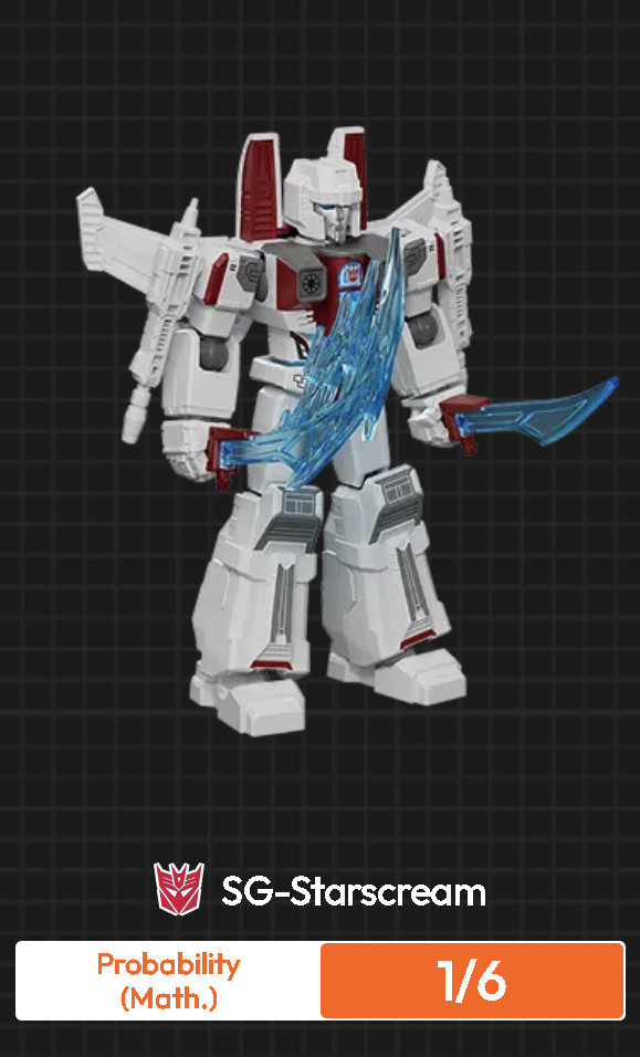 Blokees Transformers Shining Version 04 Mini Model Kit SG-Starscream 1/6