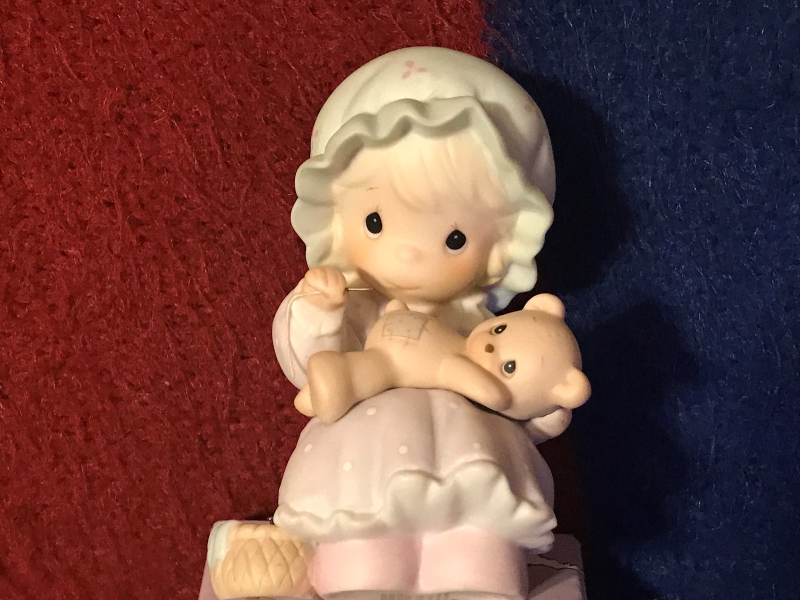Enesco Precious Moments Porcelain Figurine You are a Blessing to Me 1990 PM902