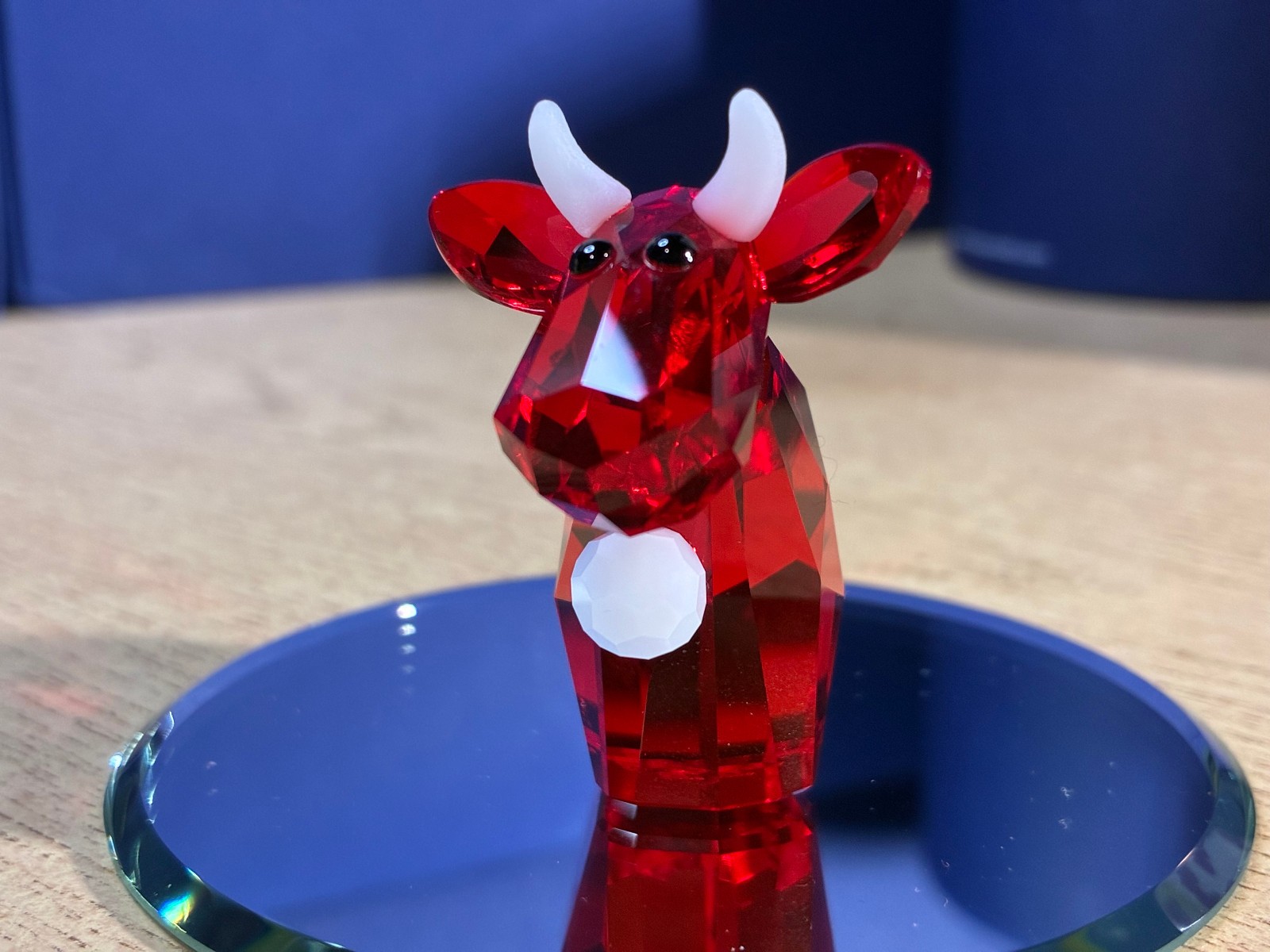 Swarovski LovLots Soccer Mo Red Cow 968798 Limited Edition 2008 MIB+Certificate