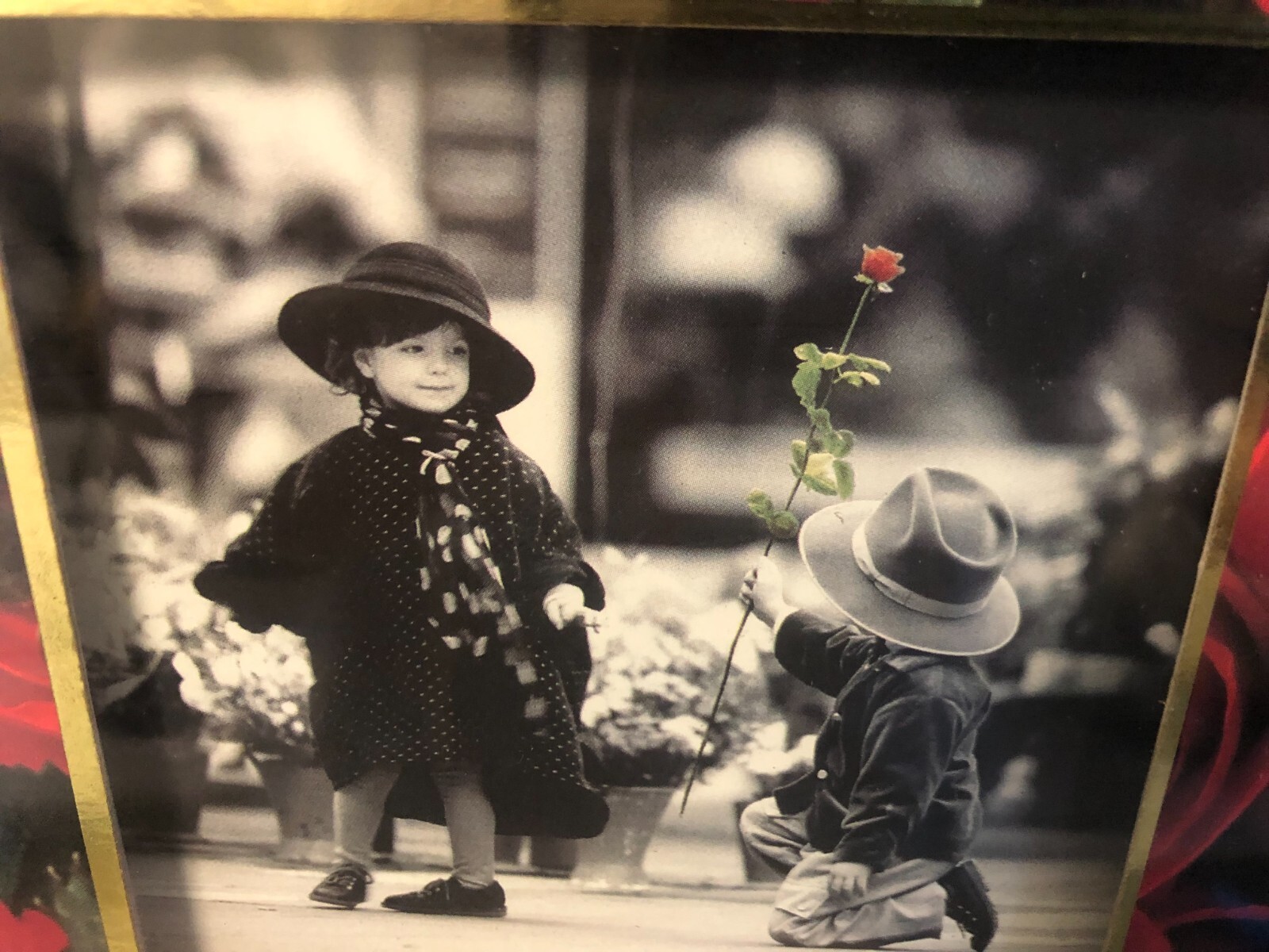 Kim Anderson Framed Picture Valentine’s Day Anniversary Picture w Roses Gift