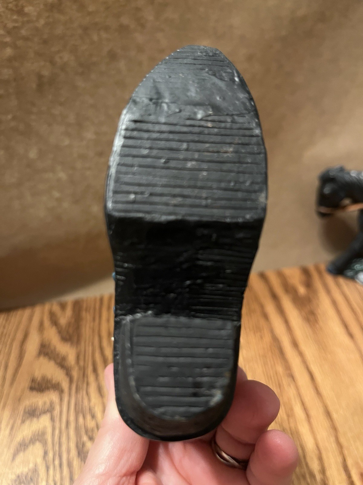Resin Cowboy Boot Figurine. 4 1/2″ Tall. 1 1/2″ Wide.