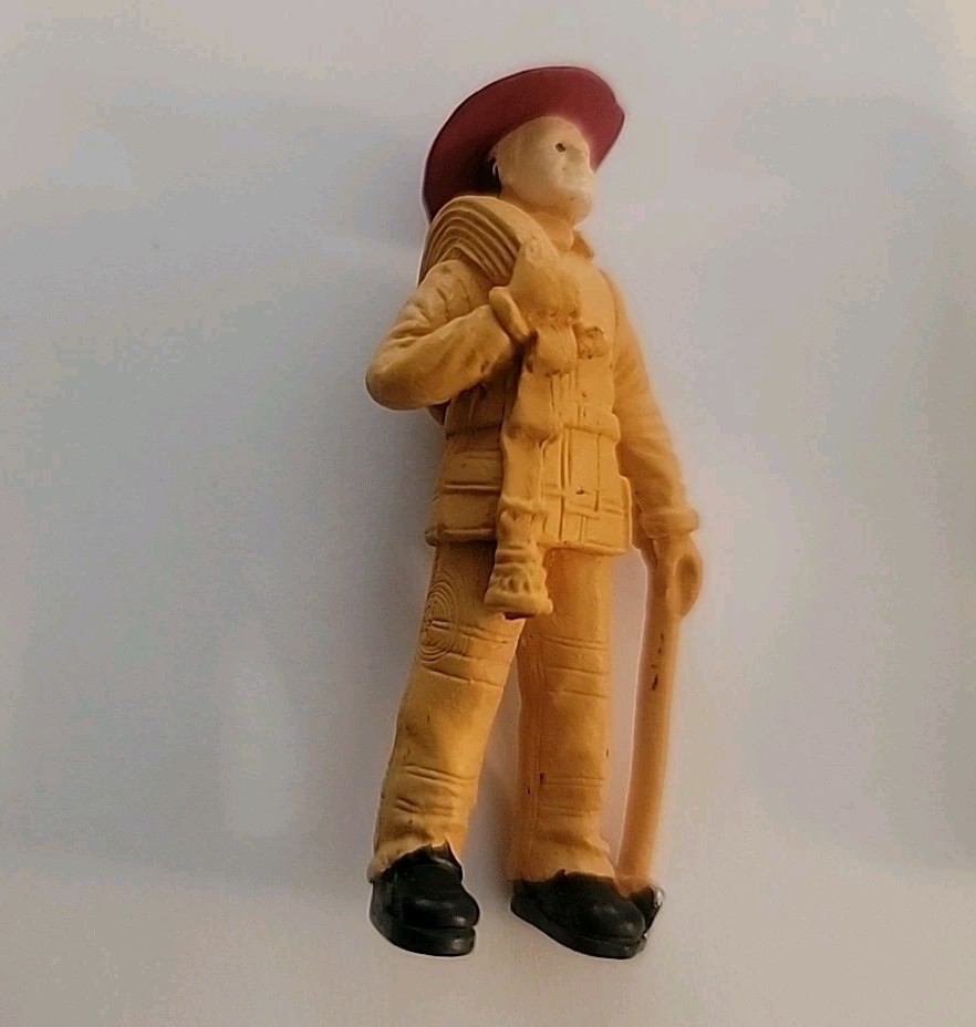 2.25″Fireman Firefighter Figurine Model Diorama Scenery Photography 1:32