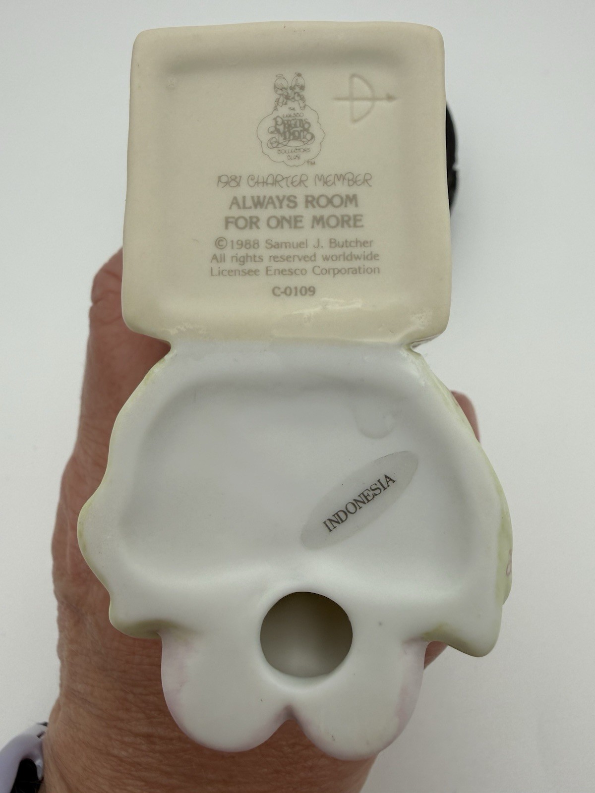 Vintage Precious Moments “Always Room for One More” figurine. 1988