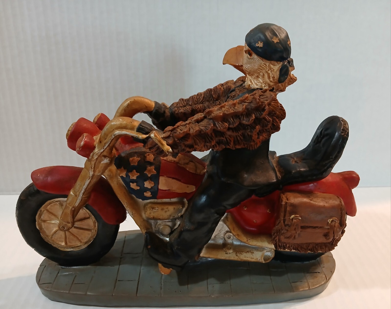 Easy Rider Figurine Bald Eagle 8 1/2 in long.