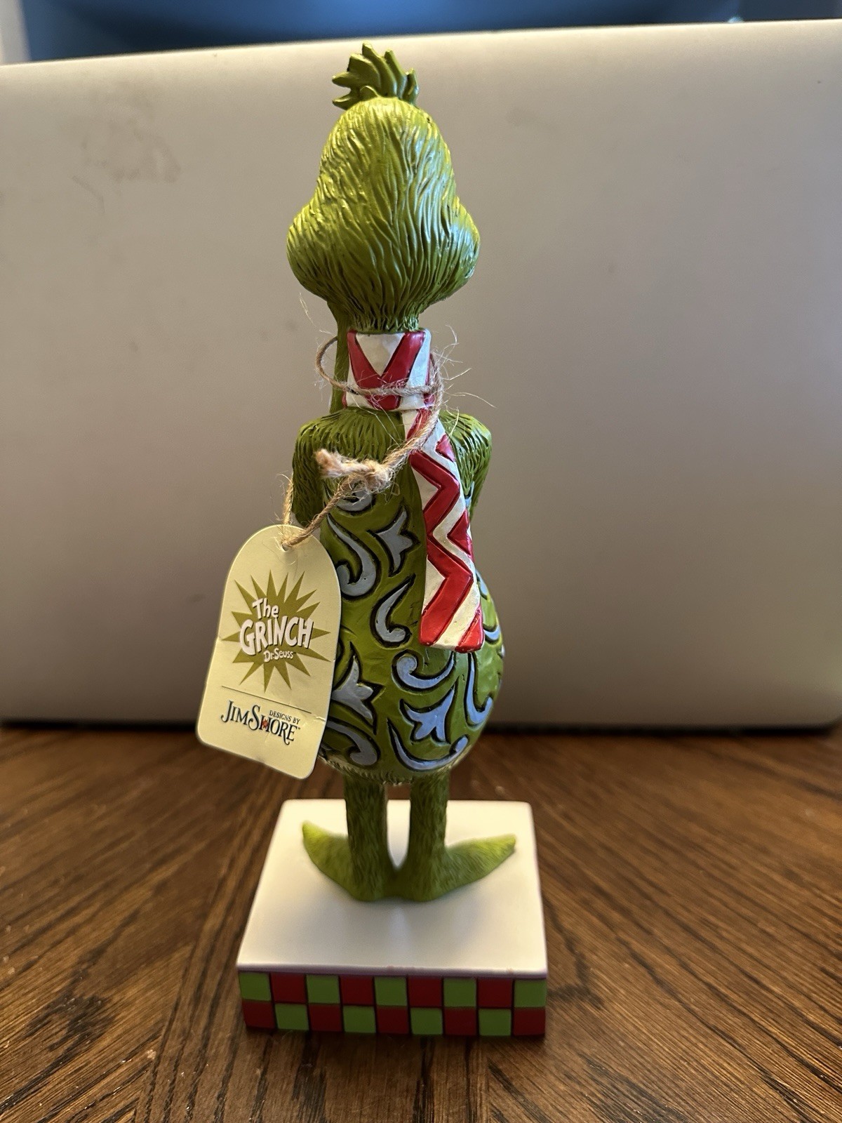 Jim Shore GRINCH WITH LONG SCARF Christmas Figurine 6010774 Dr Seuss 2022 Ret