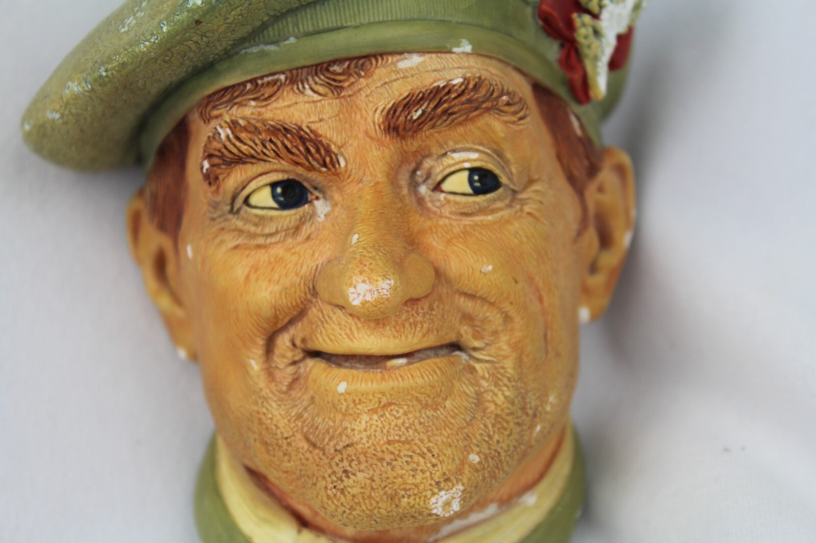 Vintage Bossons Head Jock Scotsman Chalkware Bar Wall Hanging Man Cave 1969 1960