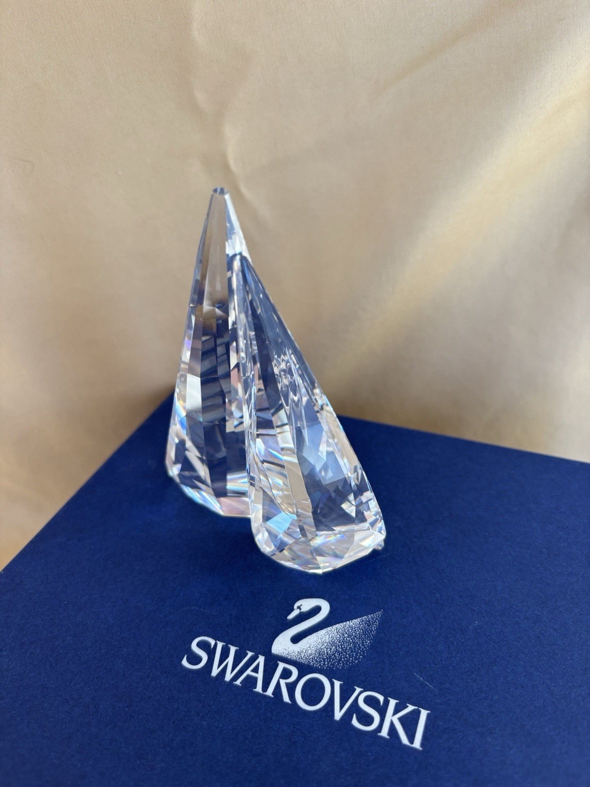 Swarovski Clear Crystal Sailing Legend with Navy Gift Box Made In Austria