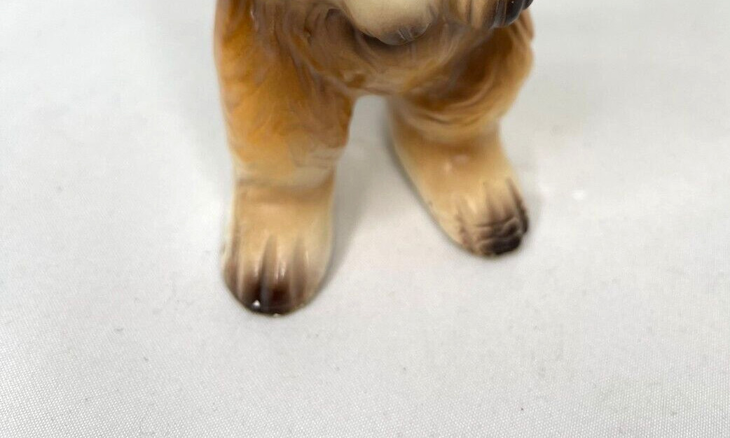 Vintage Josef Originals Ceramic Figurine Brown Bear Cub Airbrush Finish Japan