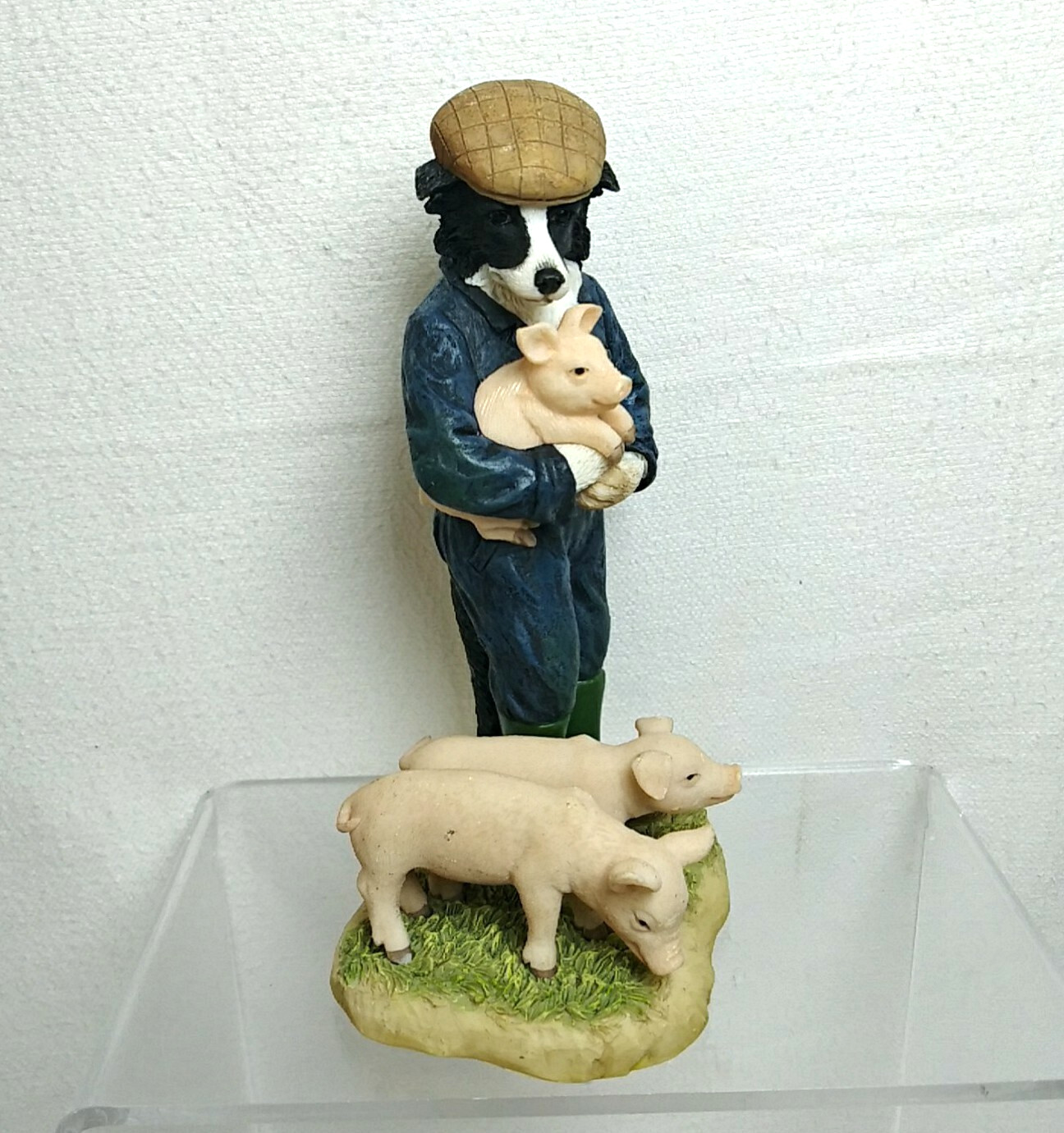 Border Fine Arts Old Bob & Friends Three Of A Kind Scottish Collie Pigs