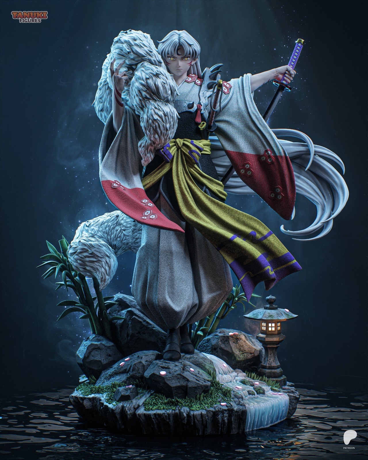 Sesshomaru – Inuyasha 1/6 Scale Figure Statue Unpainted Garage Kit Resin