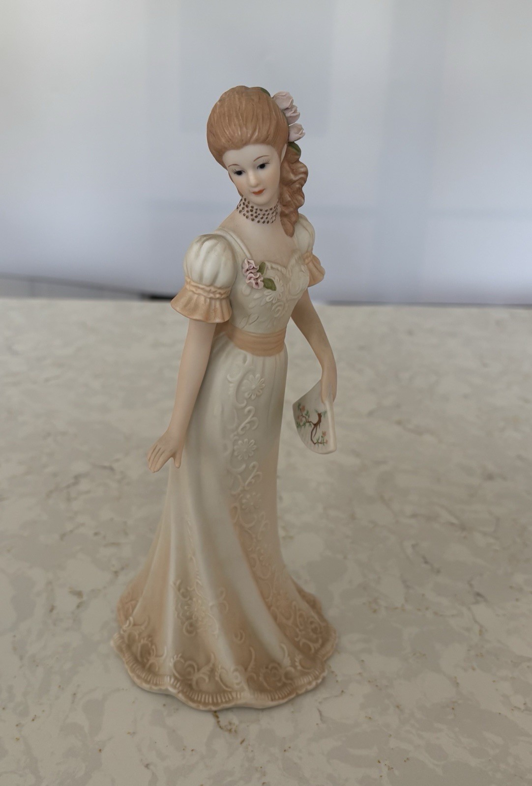 Vintage HOMCO Masterpiece Porcelain Victoria Figurine #1479 1991 Victorian Lady
