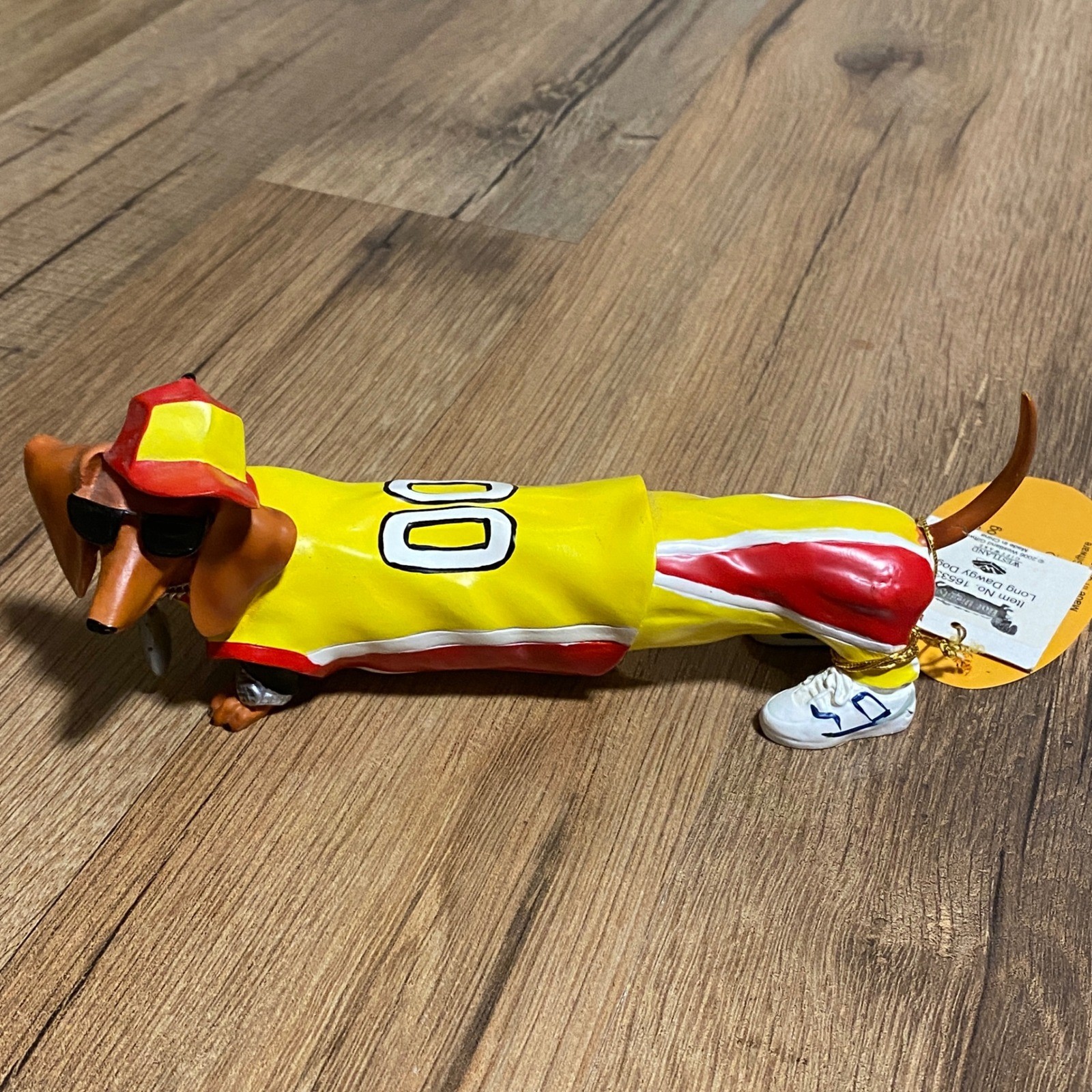 Westland Giftware Hot Diggity Long Dawgy Dog Figurine 16533 NWT (damaged tail)