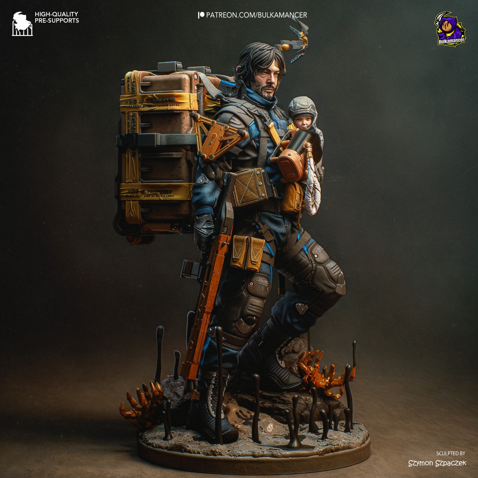 Sam – Death Stranding 2 1/8 Scale Statue 3D Print Model Kit Unpainted