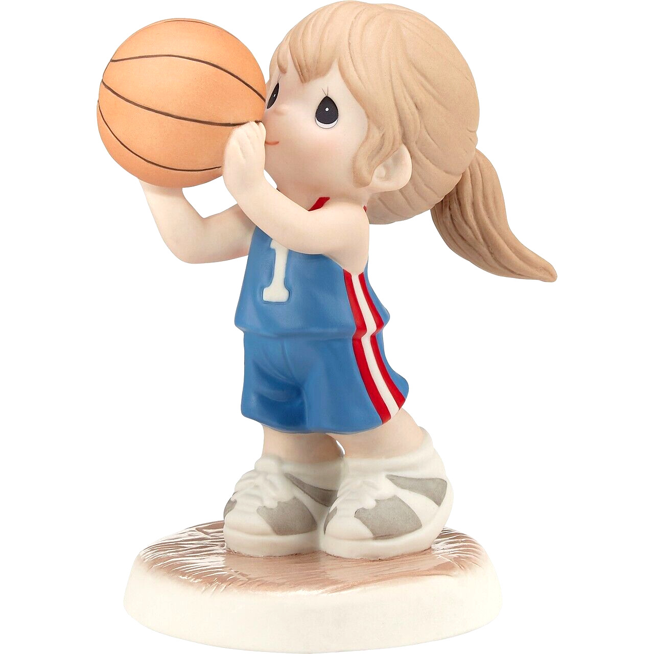 ⌘SALE⌘ New PRECIOUS MOMENTS Figurine TAKE YOUR BEST SHOT Girl Basketball Player