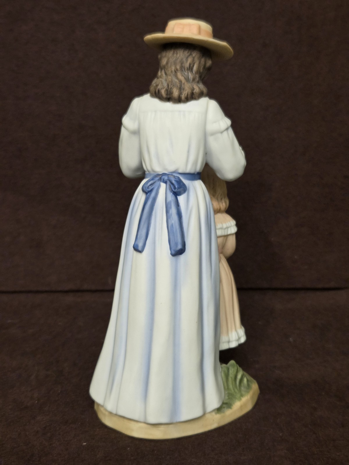 Home Interiors HOMCO Figurine #1478 Mother & Daughter Young Girl Ribbon In Hair