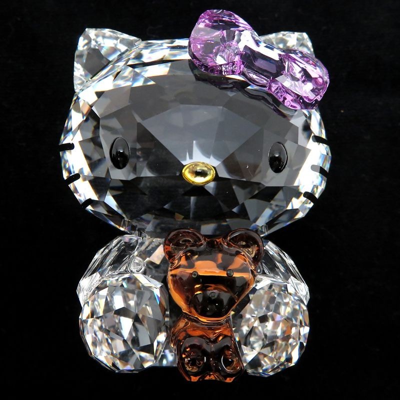 Swarovski Figurine Crystal Hello Kitty Bear
