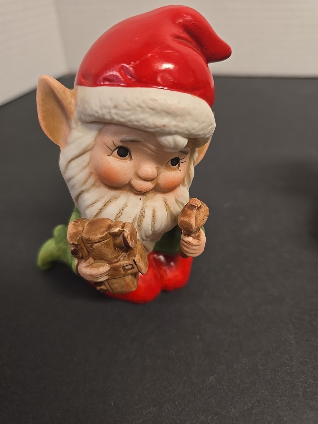 Homco #5406 Vintage Christmas Elf Elves Figurines Trio Ceramic – Set of 3