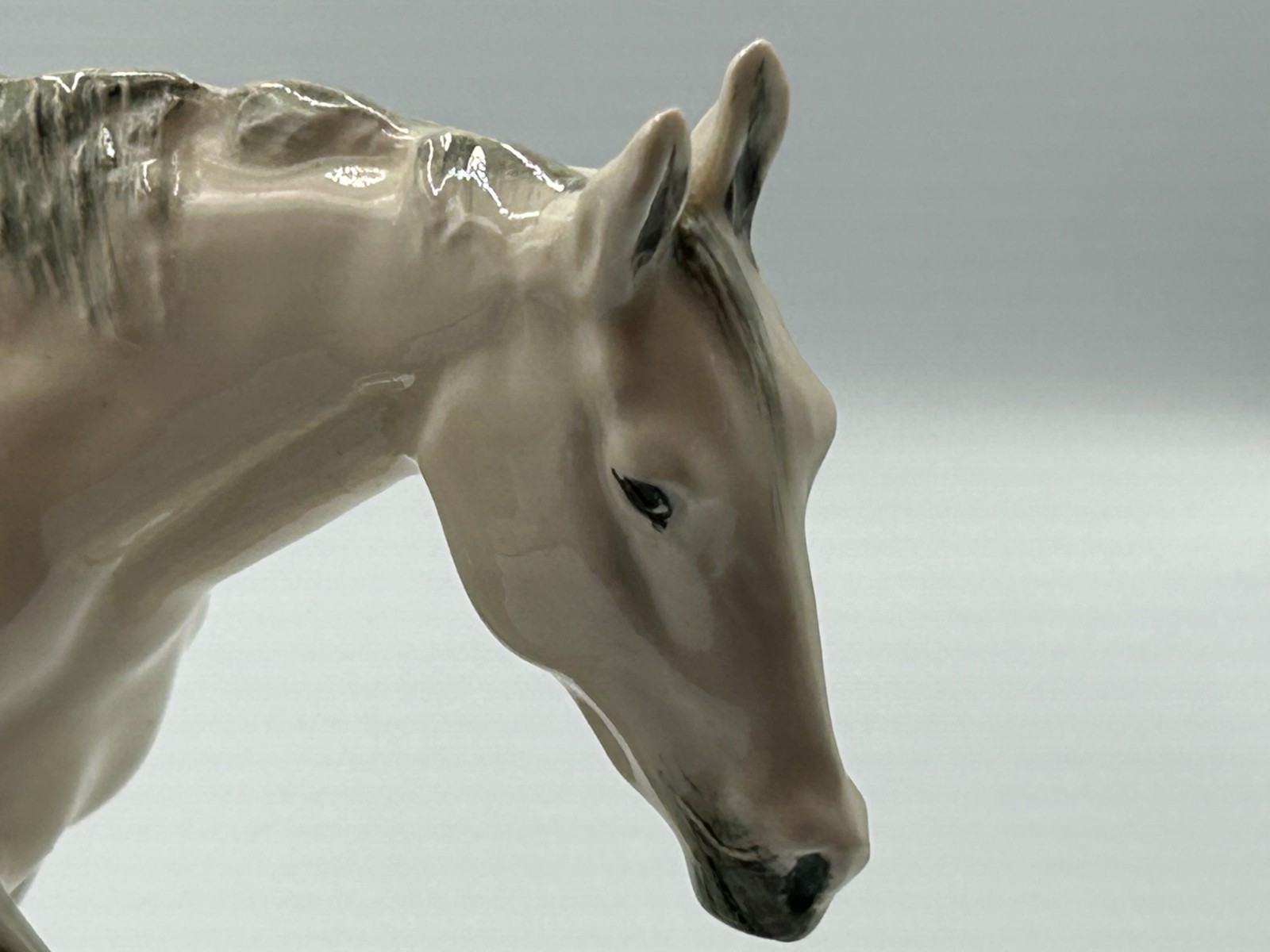 Royal Doulton “The Gude Grey Mare” Mare & Foal Figurine, HN 2532 W/Rare Stamp!