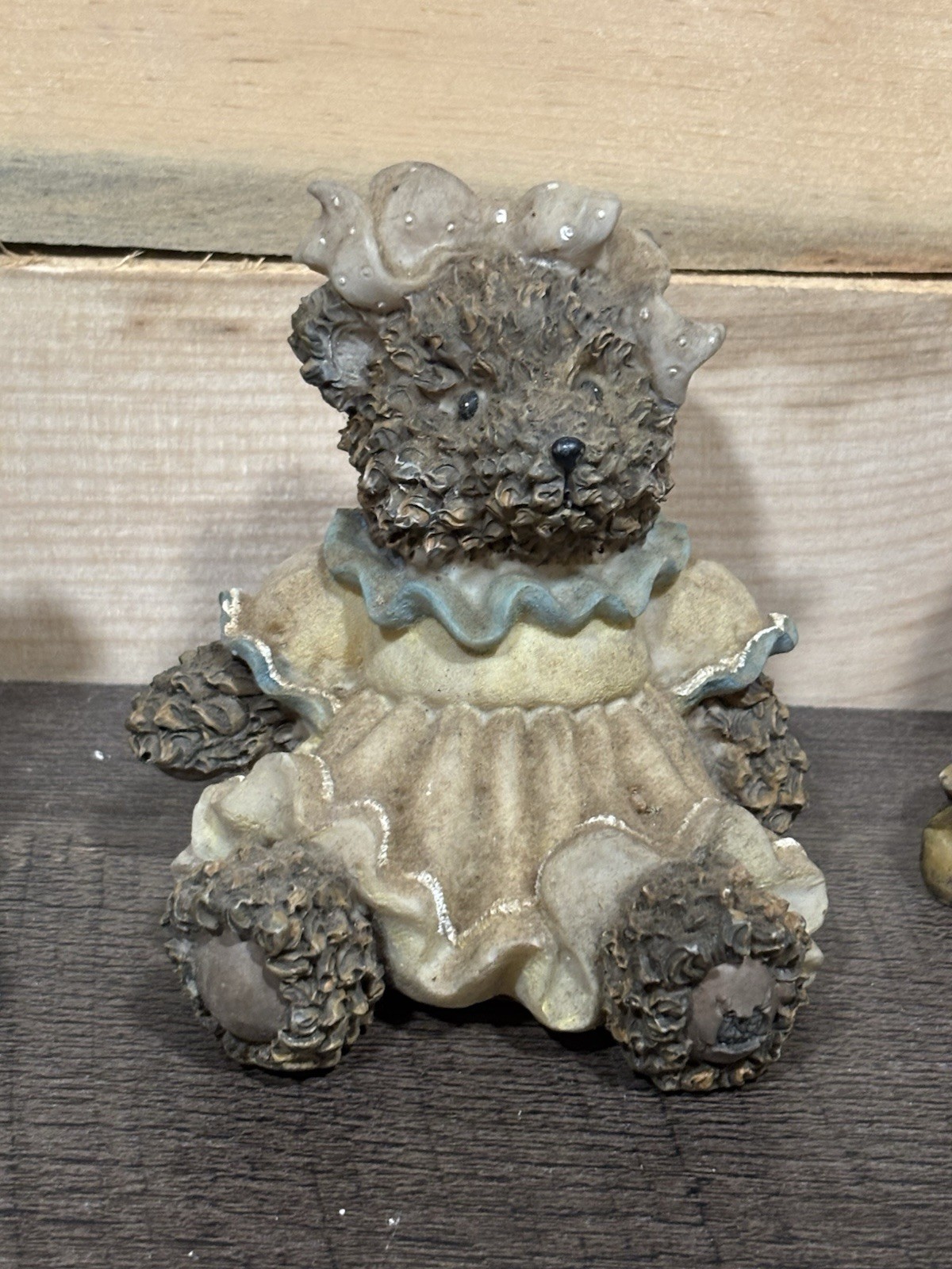 Ks Collection Figurines Resin Teddy BearsVintage Lot Of 4