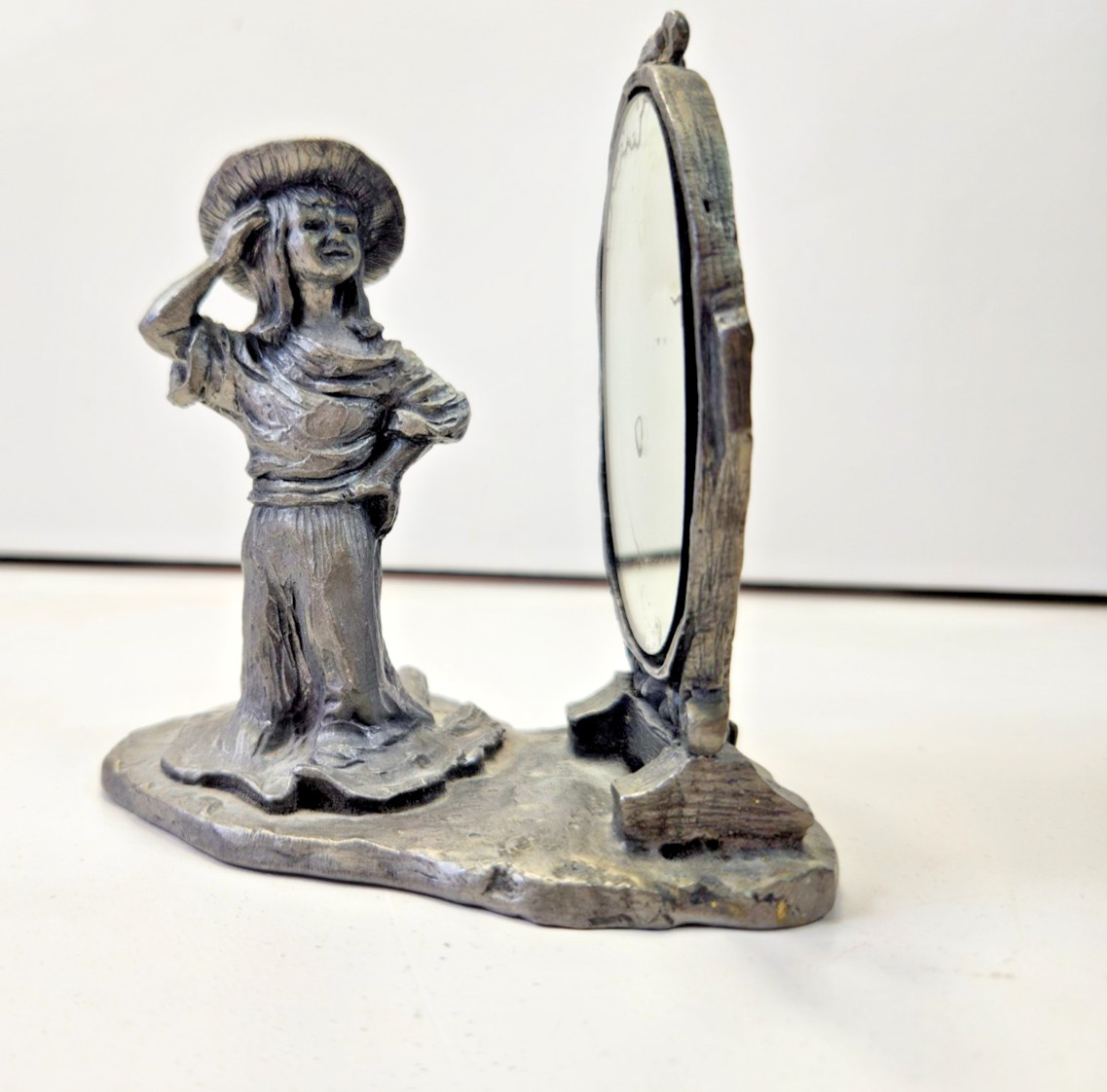 1980 VTG MICHAEL RICKER PEWTER “NANCY” #81/1000 WITH PAPERS