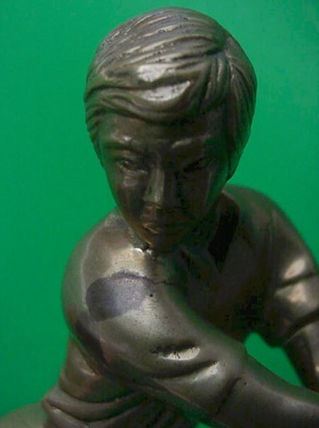 Brass Golfer Removable Club Statue Starting Lineup Arnold Palmer w/card