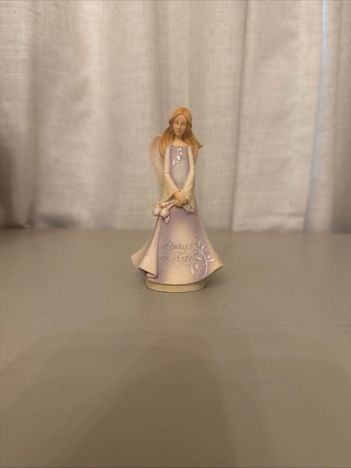 Foundations by Enesco Angel Figurine with Flowers Bouquet #4025647 by Karen Hahn