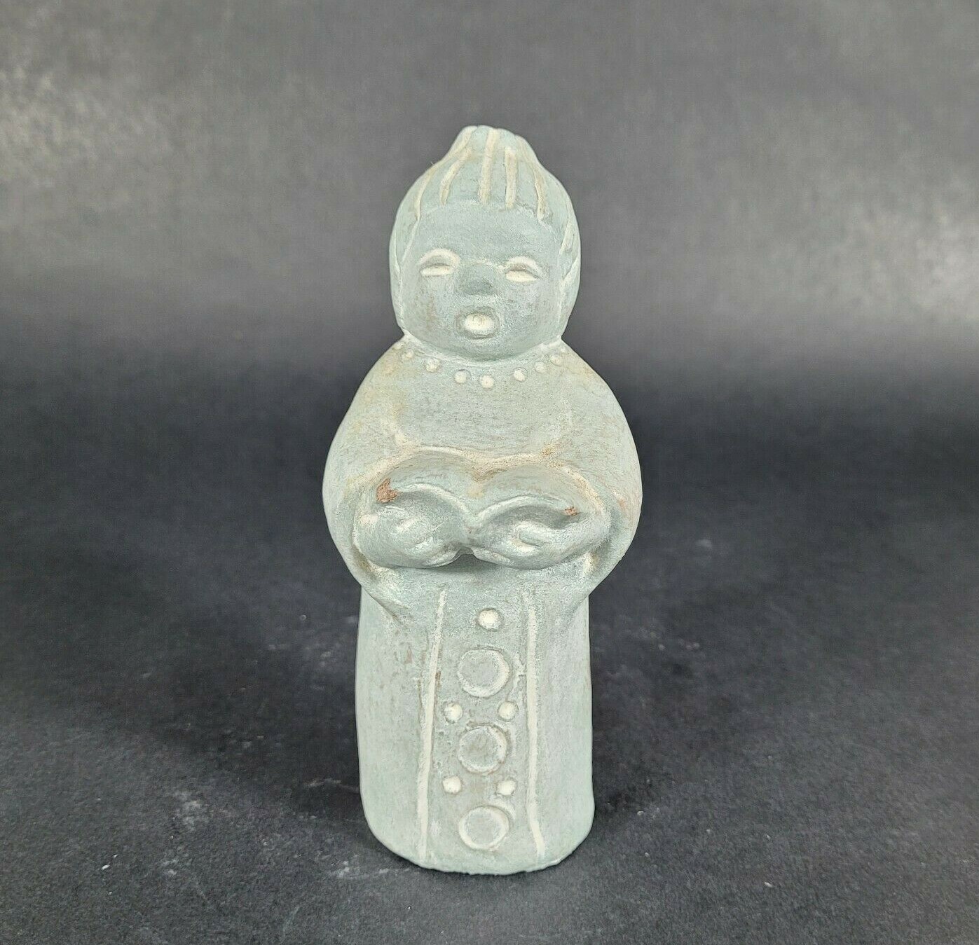 Isabel Bloom Angel Holding Book Figurine Signed and dated 1987 5.5 inches Tall