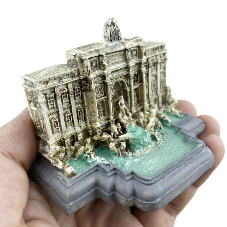Italy Roma Trevi Fountain Souvenir Office Desk Table Ornament Decoration Craft