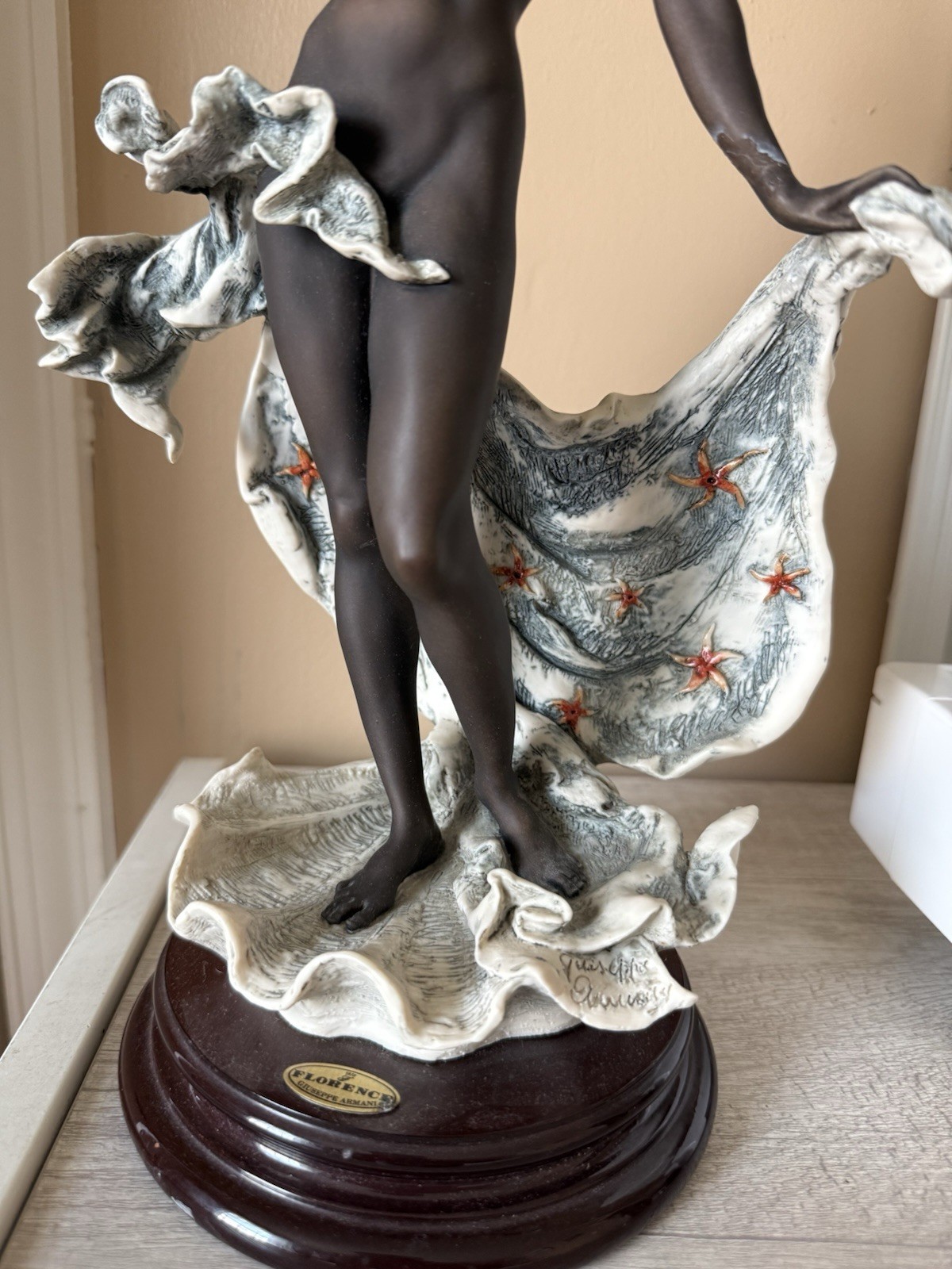 Giuseppe Armani Ebony Venere Nera Black Venus 16” Statue Figure Made Italy 1995