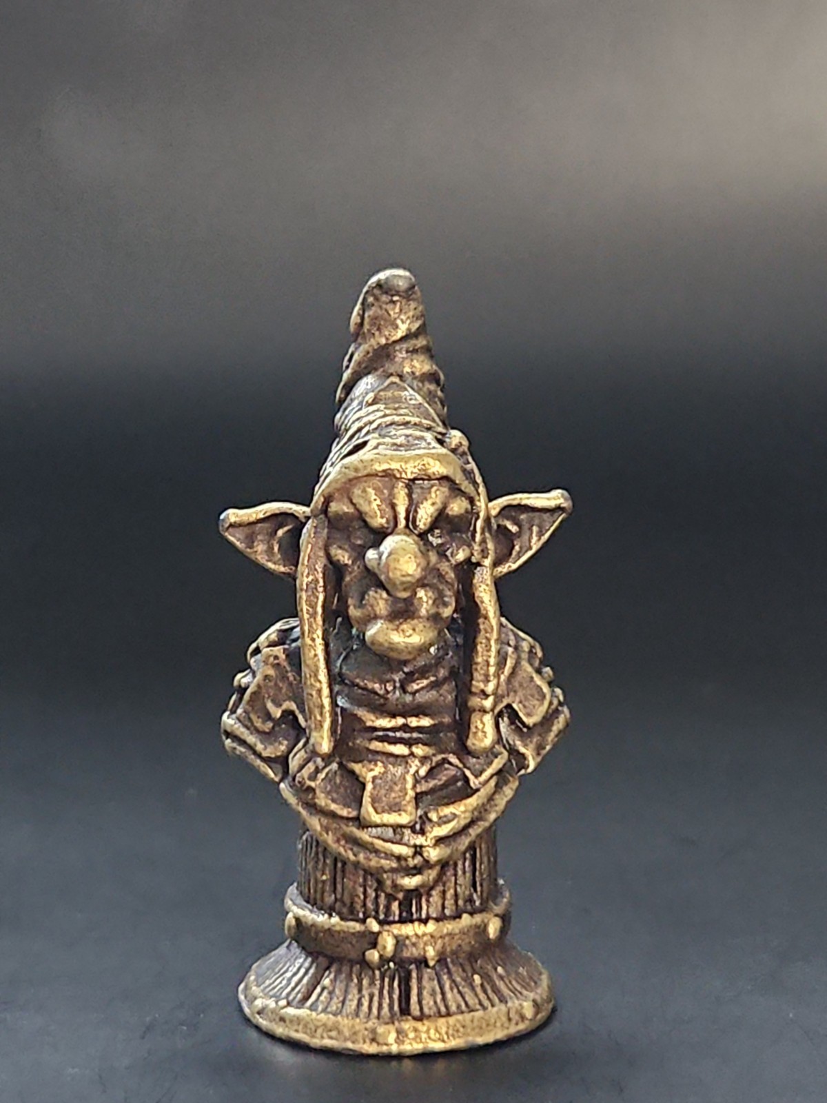 Brass Goblin Mini Statue, Heavy and Sturdy