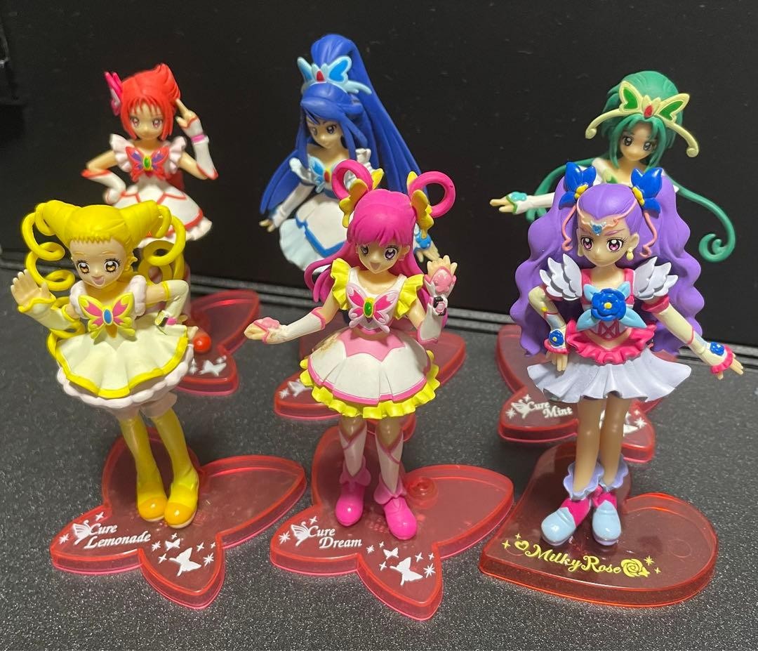 Yes! Pretty Cure 5 GoGo! Figures Set of 6 lot bulk anime mzmr
