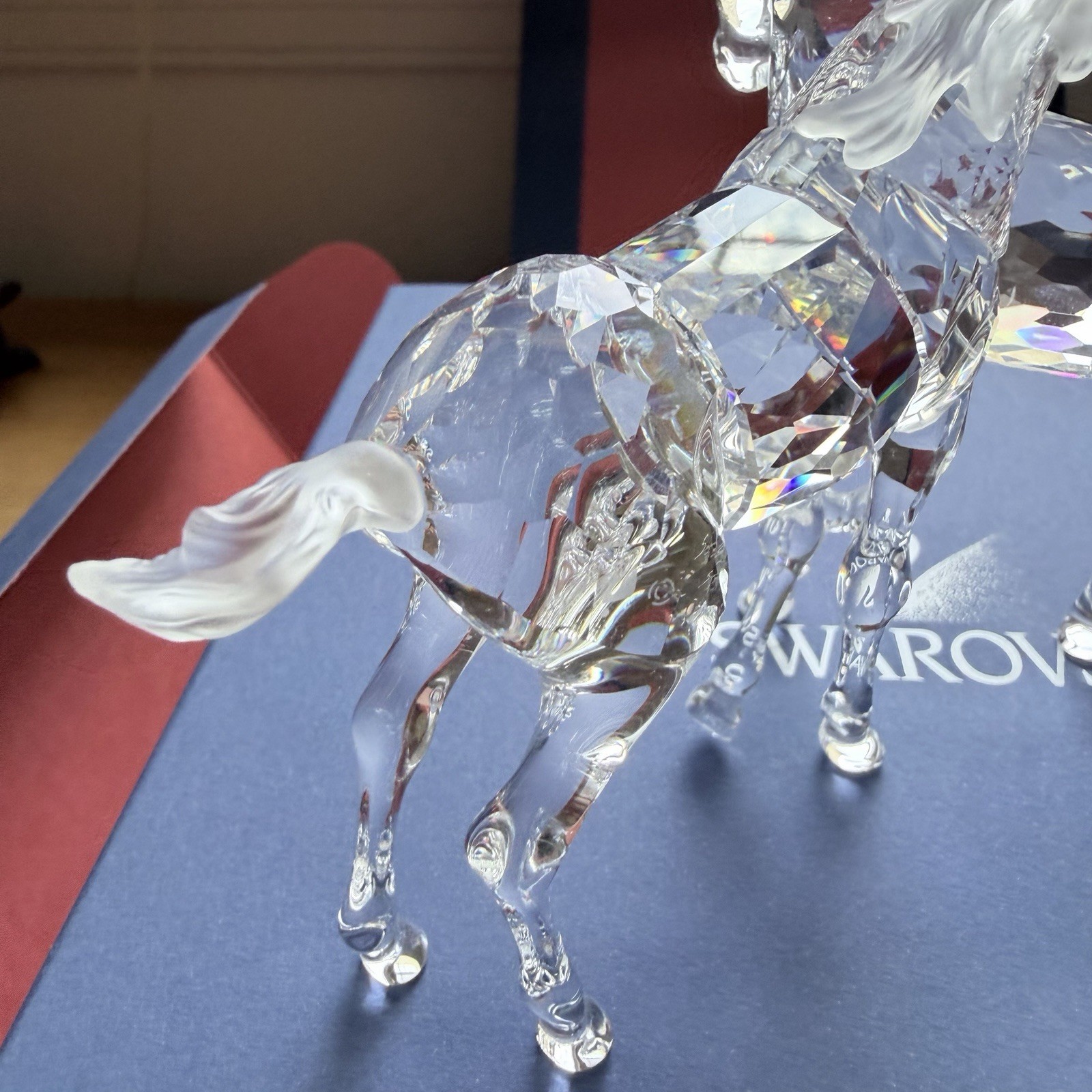 Swarovski Crystal Foals Figurine #627637 Original Box / COA Mint In Box