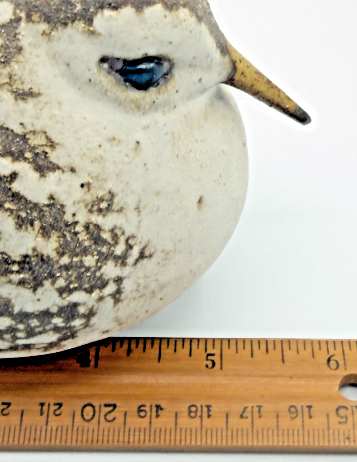 Andersen Studio Maine Pottery Sandpiper Shorebird Figurine Signed AD Coastal