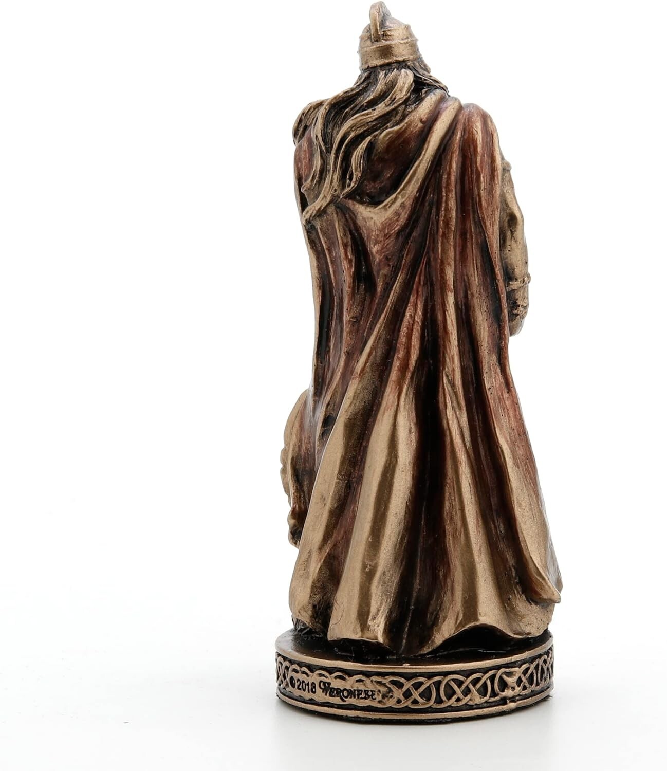 Vidar Norse God Hand Painted Polystone Finish Miniature Figurine Home Decor
