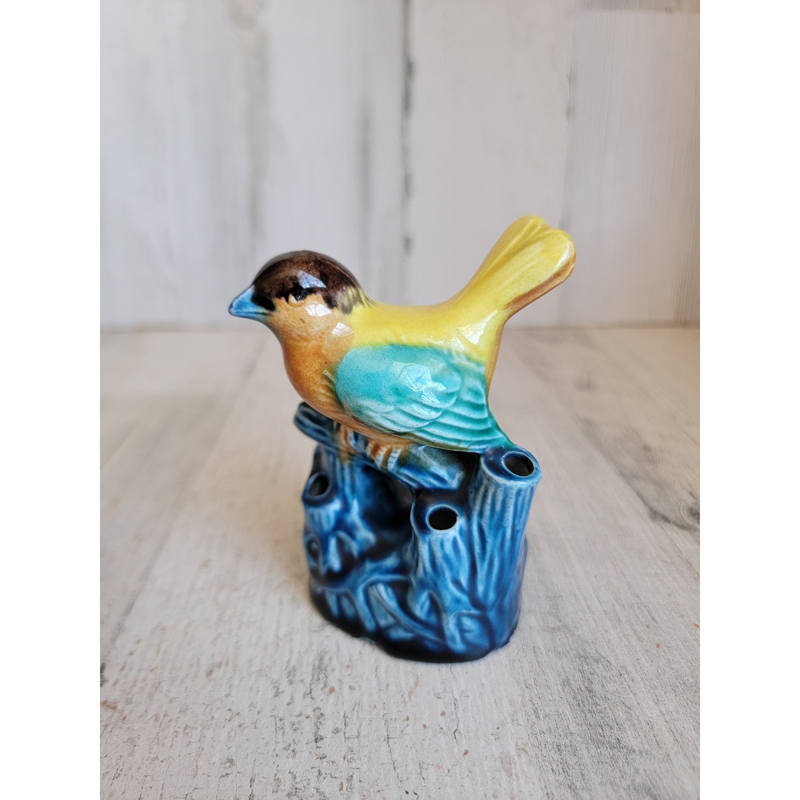 Unique bird yellowtail vintage Japanese vintage home decor figure