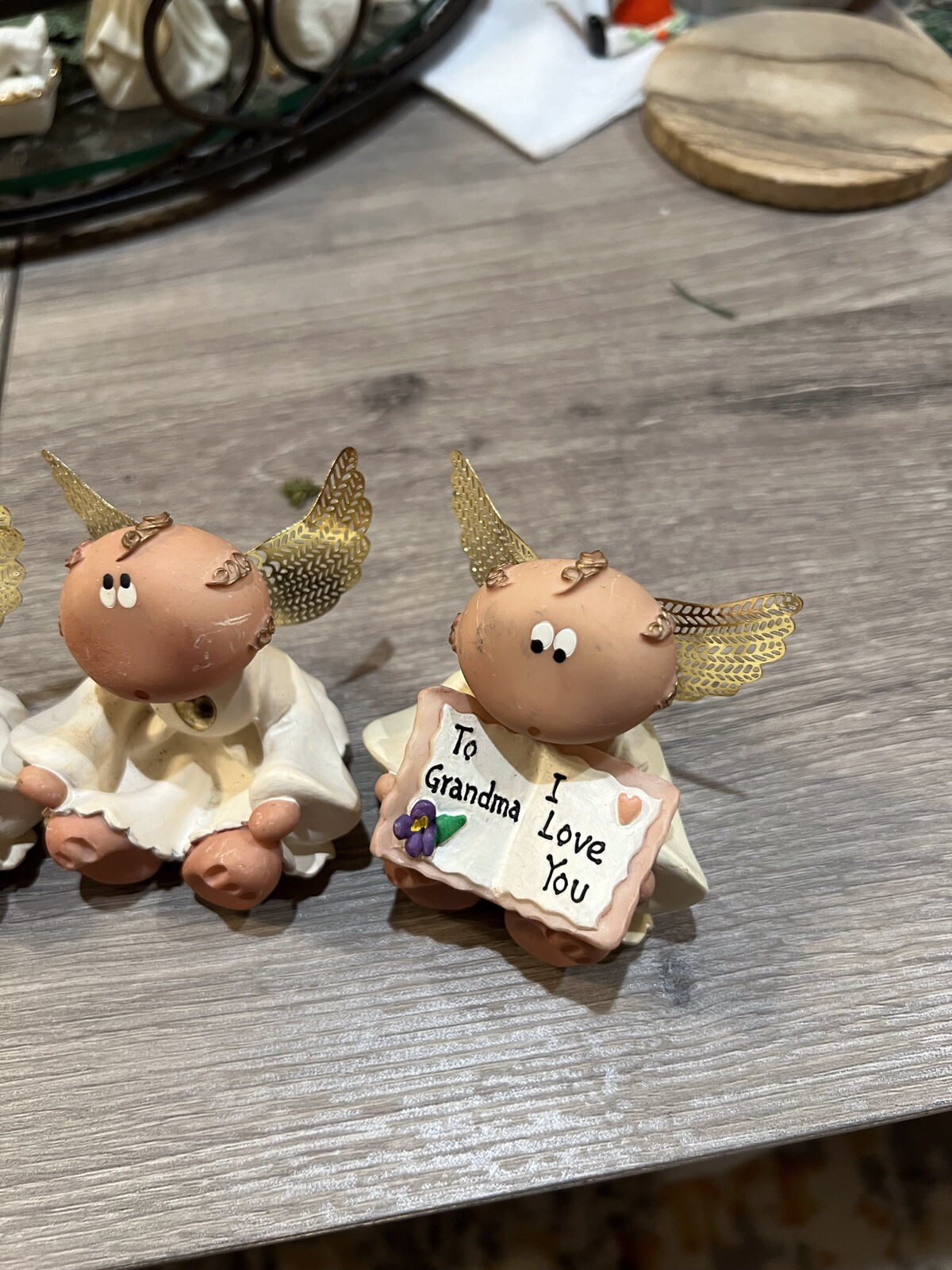 Lot of 5 Vintage Russ Angel Cheeks Kirk’s Kritters Figurines All Occasions