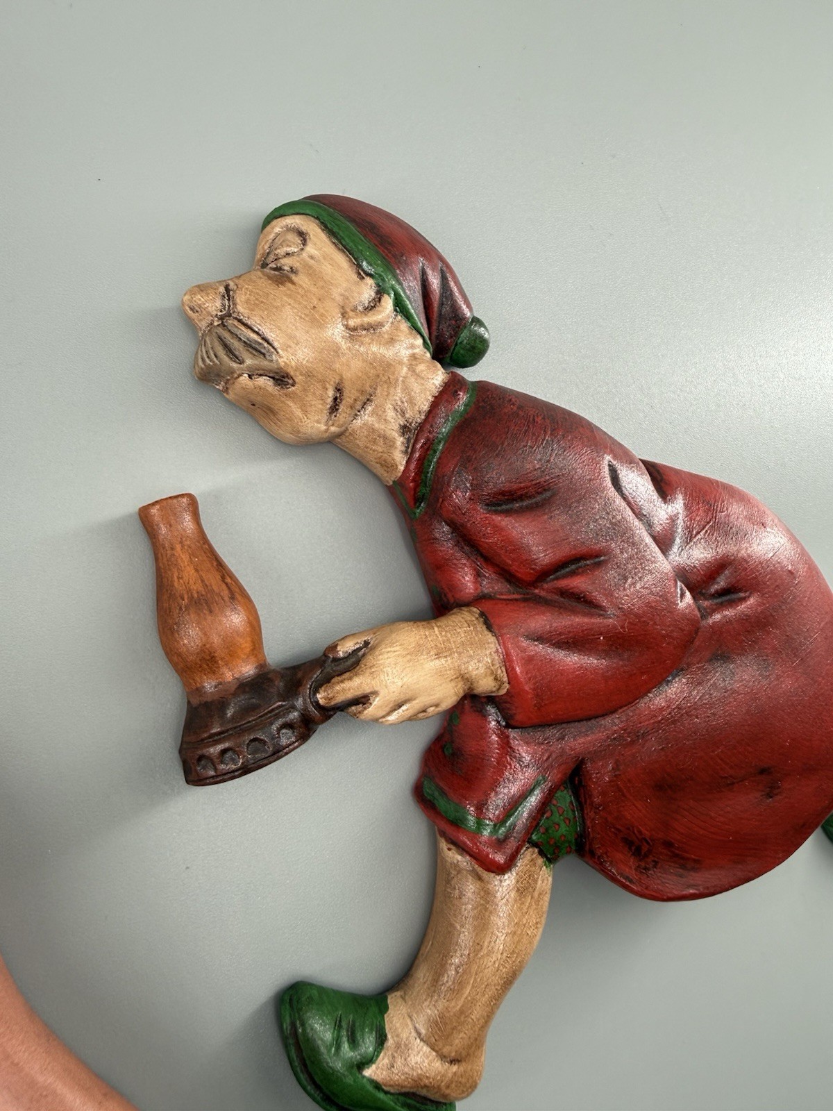 Vintage ARNELS Ceramic Wall Hanging Set Rush To The Outhouse Bathroom Decor