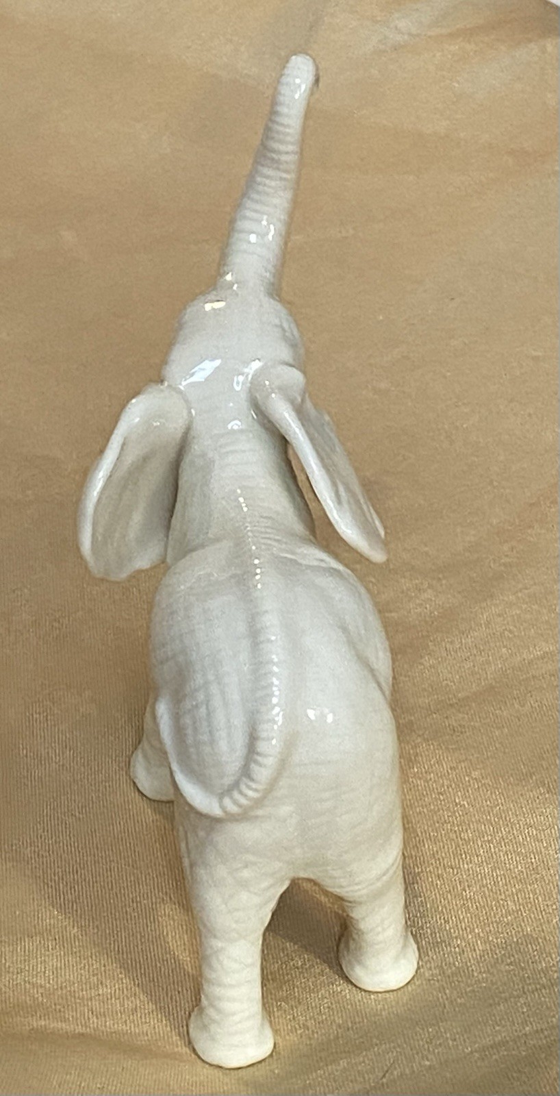 Lenox Elephant Standing Handcrafted 24k Gold Accents Very Detailed Ivory White