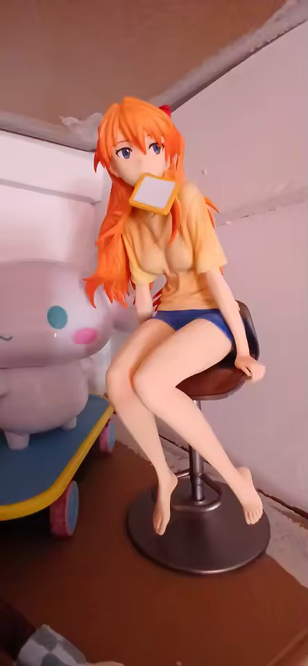Neon Genesis Evangelion Action Figure 25cm Asuka Langley Statue Manga Anime Toys