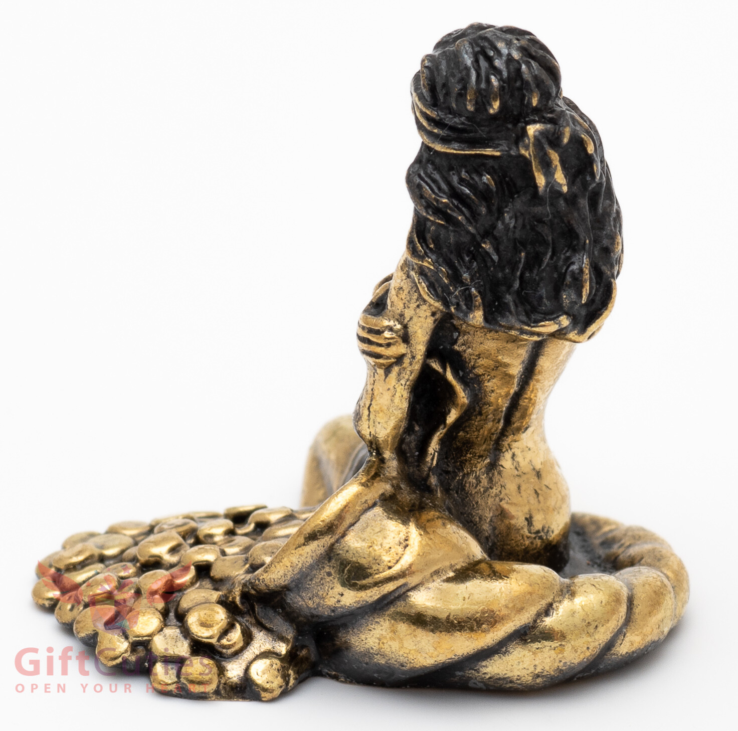 Solid Brass Figurine of Goddess Fortuna the goddess of fortune & luck IronWork