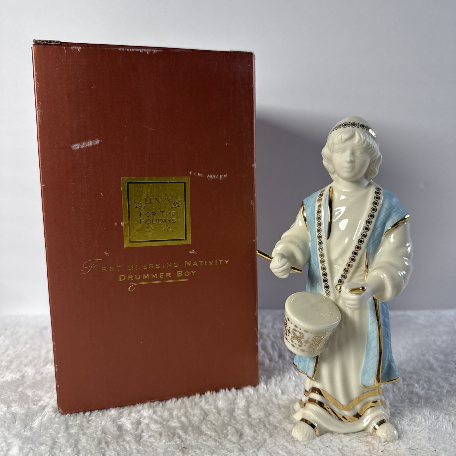 Drummer Boy Lenox First Blessing Nativity Christmas Figurine 6386106