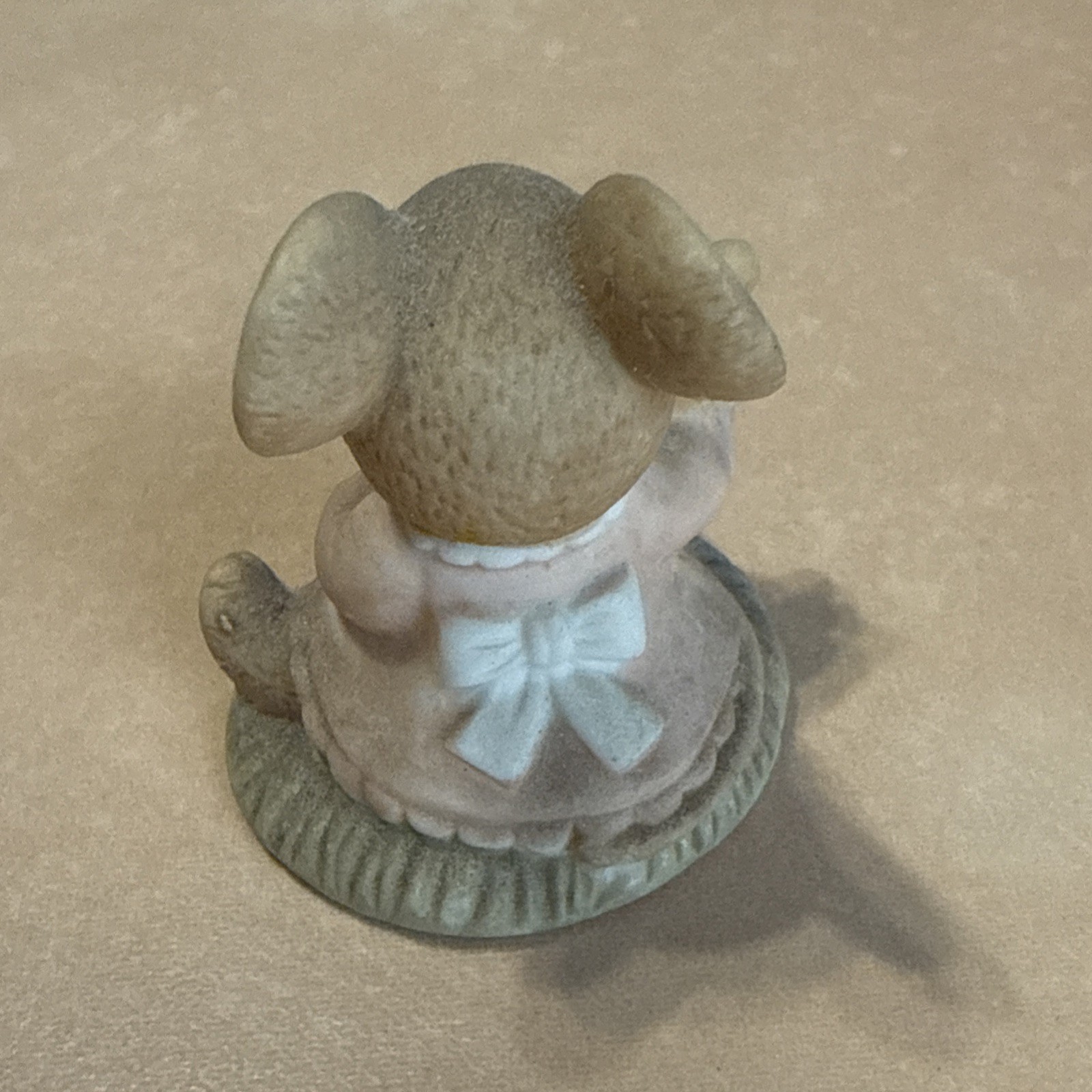 1983 Enesco Mouse Holding a Bear Vintage
