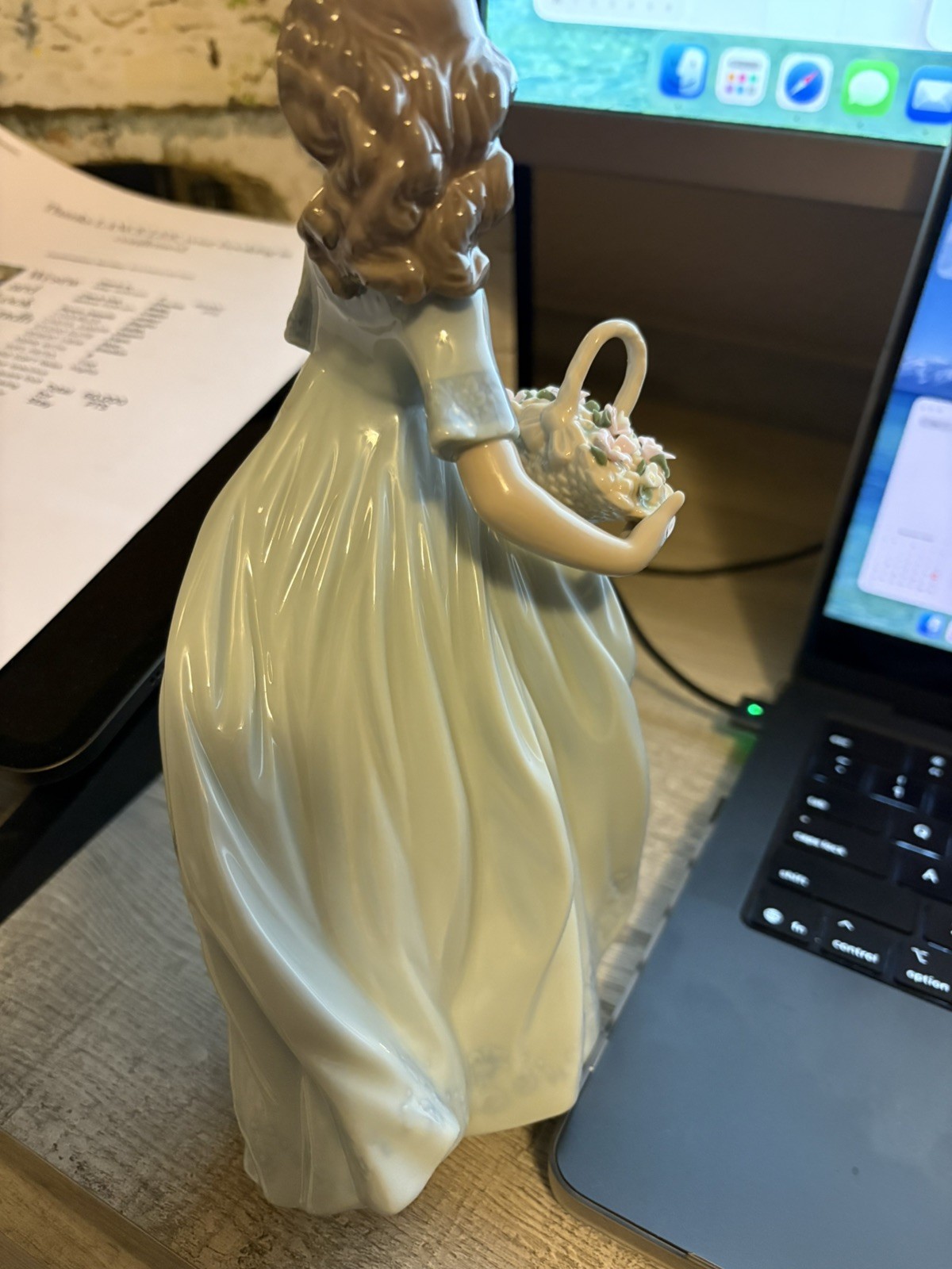 LLADRO “Spring Enchantment” #6130 – Elegant Woman with Flower- Signed/Dated