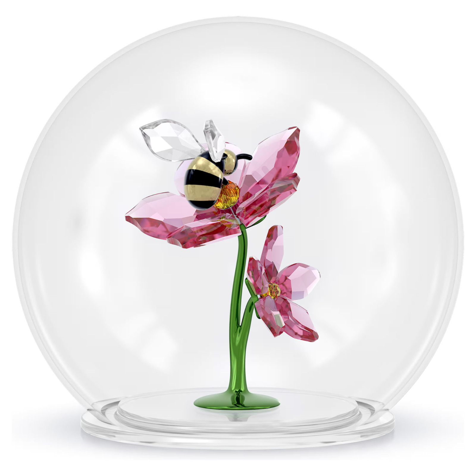 Swarovski Crystal IDYLLIA Glass Ball Bee and Flowers Figurine 5721549