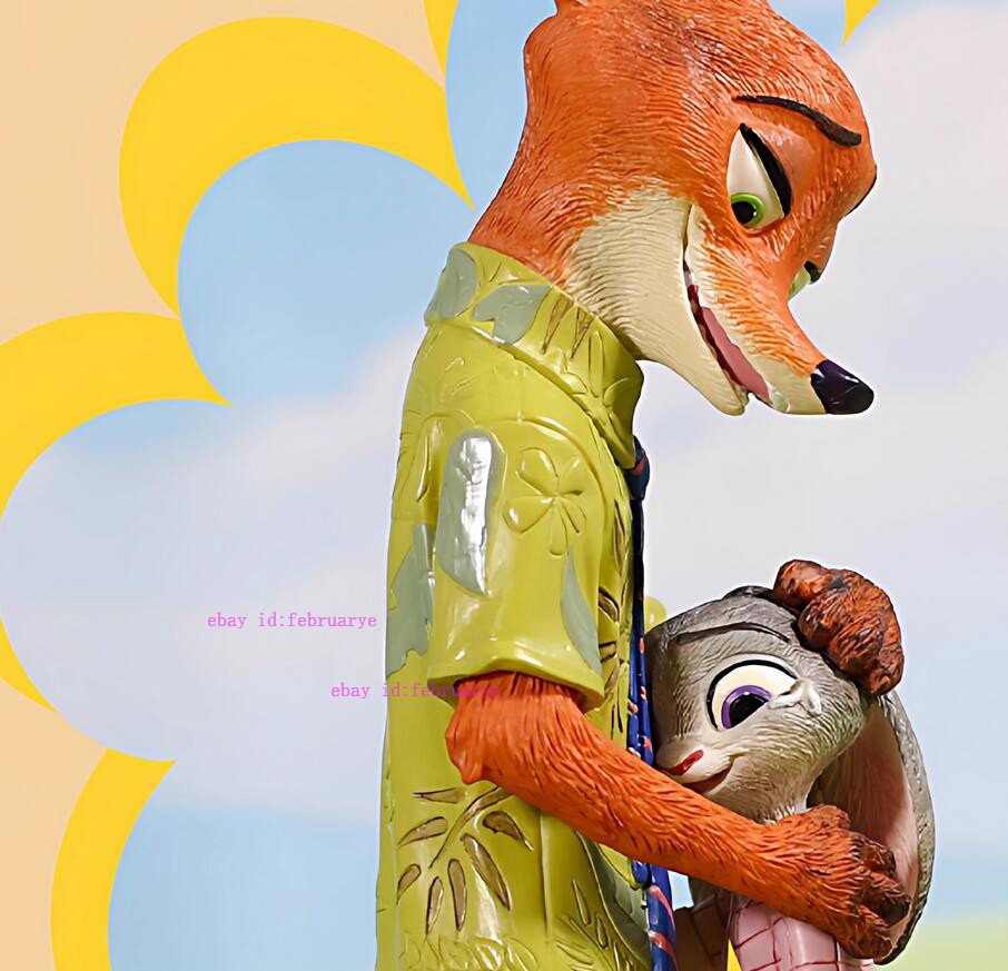 Enesco Toy Zootopia Judy And Nick Comfort Collectible Display Statue In Stock